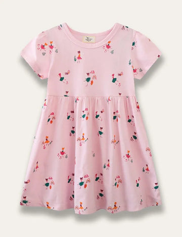 Ballet Girl Printed Dress - Mini Taylor